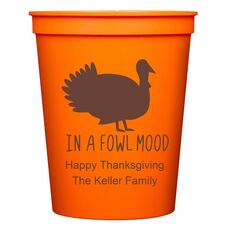 In A Fowl Mood Stadium Cups
