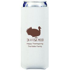 In A Fowl Mood Collapsible Slim Koozies