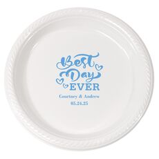 The Best Day Ever Plastic Plates