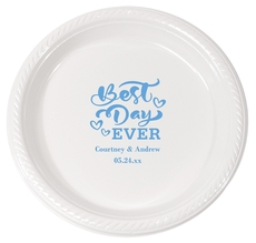 The Best Day Ever Plastic Plates