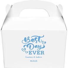 The Best Day Ever Gable Favor Boxes