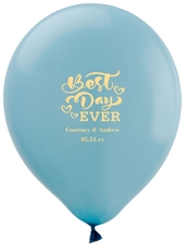 The Best Day Ever Latex Balloons