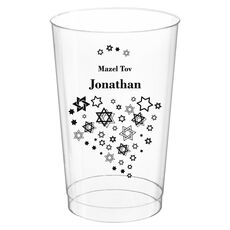 Jewish Star Party Clear Plastic Cups
