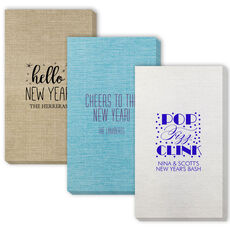 Design Your Own New Year's Eve Bamboo Luxe Guest Towels