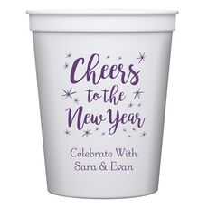 Cheers to the New Year Stadium Cups