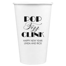 Pop Fizz Clink Paper Coffee Cups