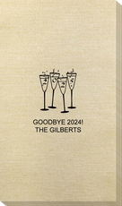 2025 New Years Glasses Bamboo Luxe Guest Towels