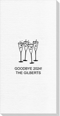 2025 New Years Glasses Deville Guest Towels