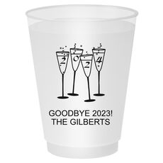 2024 New Years Glasses Shatterproof Cups