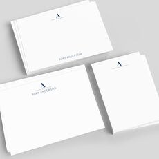 Modern Line Flat Note Card Collection