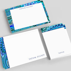 Italian Marble Flat Note Card Collection