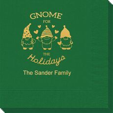 Gnome For The Holidays Napkins