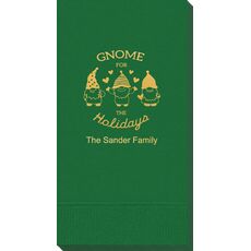 Gnome For The Holidays Guest Towels