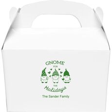 Gnome For The Holidays Gable Favor Boxes