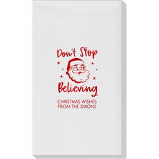 Don't Stop Believing Linen Like Guest Towels