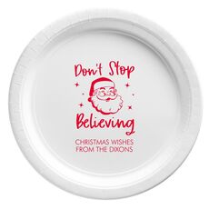 Don't Stop Believing Paper Plates