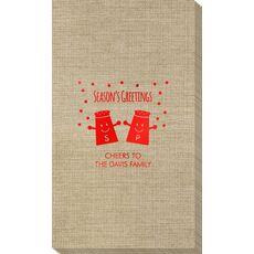 Season's Greetings Bamboo Luxe Guest Towels