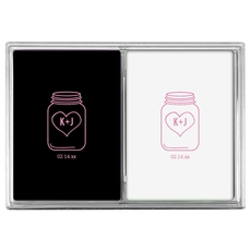 Mason Jar Double Deck Playing Cards