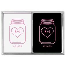 Mason Jar Double Deck Playing Cards
