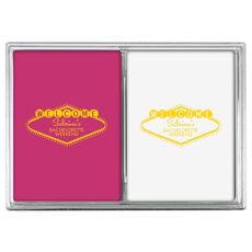 Welcome Marquee Double Deck Playing Cards