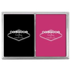 Welcome Marquee Double Deck Playing Cards