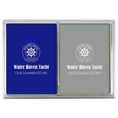 Welcome Aboard Wheel Double Deck Playing Cards