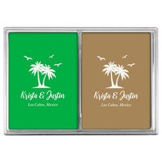 Palm Tree Island Double Deck Playing Cards