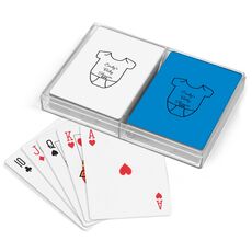 Baby Onesie Double Deck Playing Cards