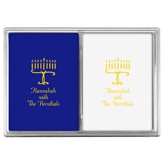 Menorah Double Deck Playing Cards