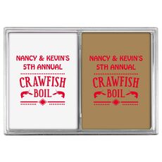Crawfish Boil Double Deck Playing Cards