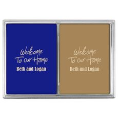 Fun Welcome to our Home Double Deck Playing Cards