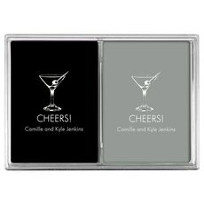 Martini Party Double Deck Playing Cards