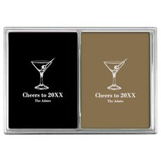 Martini Party Double Deck Playing Cards