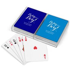 Baby It's A Boy Double Deck Playing Cards