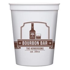 Bourbon Bar Stadium Cups