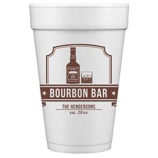 Bourbon Bar Styrofoam Cups