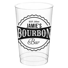 My Bourbon Bar Clear Plastic Cups