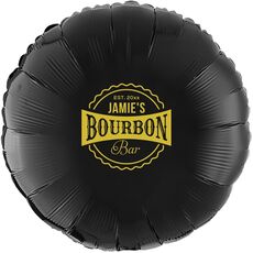 My Bourbon Bar Mylar Balloons