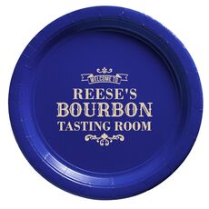 Bourbon Tasting Room Paper Plates