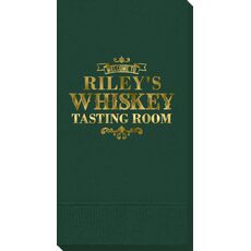 Whiskey Tasting Room Guest Towels