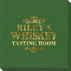 Whiskey Tasting Room Linen Like Napkins