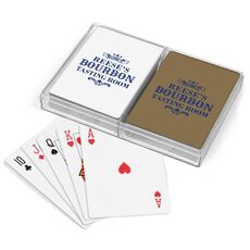 Bourbon Tasting Room Double Deck Playing Cards