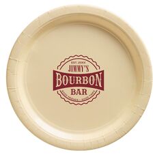 Good Friends Good Times Bourbon Bar Paper Plates
