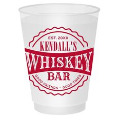 Good Friends Good Times Whiskey Bar Shatterproof Cups