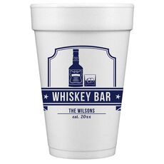 Whiskey Bar Styrofoam Cups