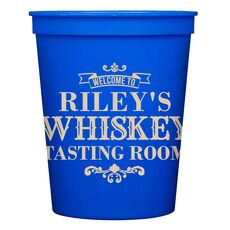 Whiskey Tasting Room Stadium Cups