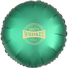 Whiskey Bar Label Mylar Balloons