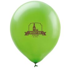 Whiskey Bar Latex Balloons