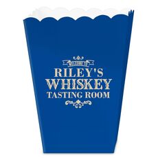 Whiskey Tasting Room Mini Popcorn Boxes