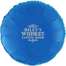 Whiskey Tasting Room Mylar Balloons